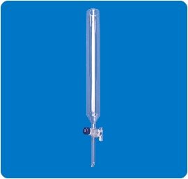 CHROMATOGRAPHY COLUMN, PLAIN, GLASS STOPCOCK